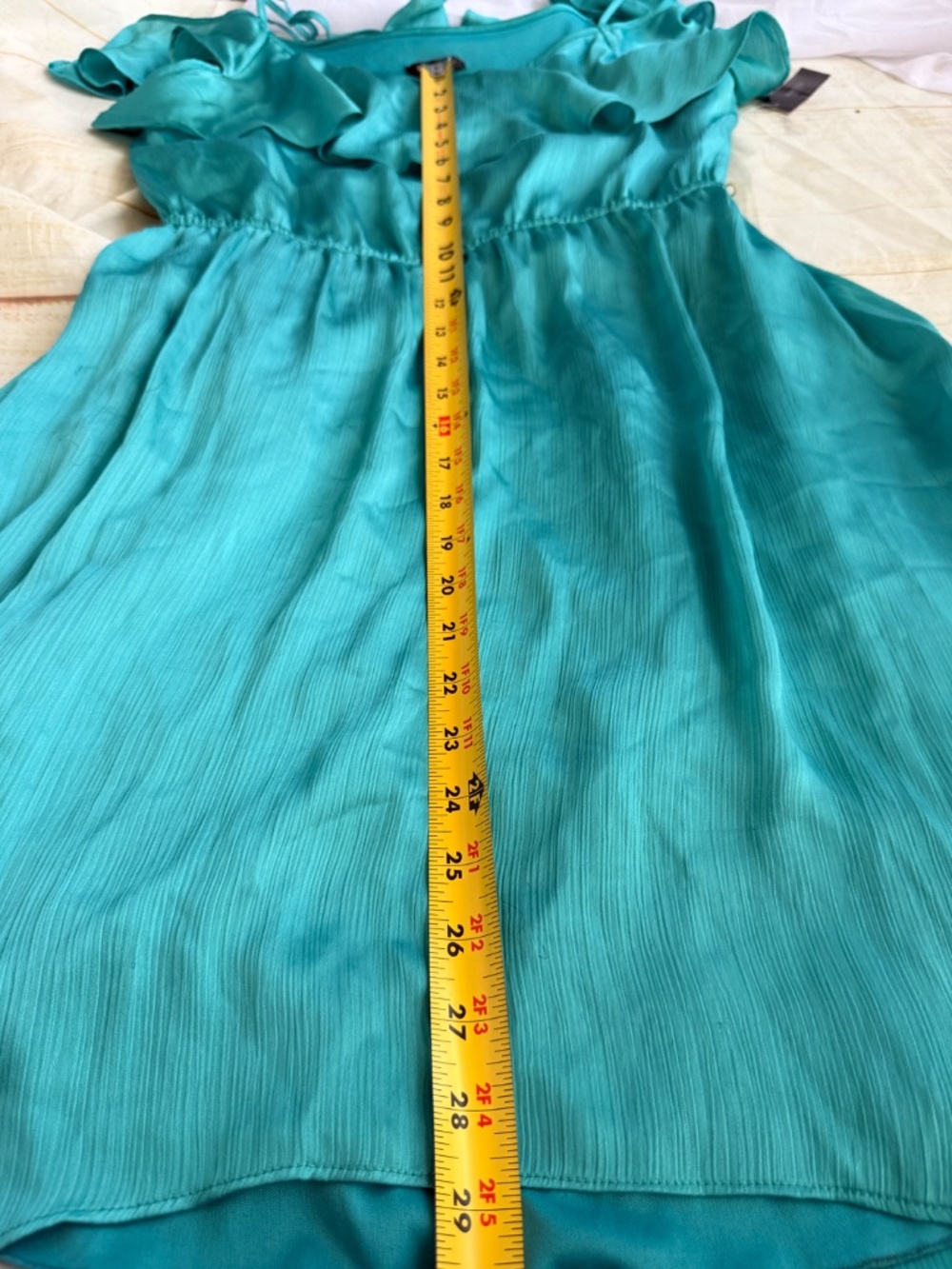 Bisou Bisou Turquoise Cocktail Dress | Size 12 | NWT | Summer Party Elegant Femi - Picture 6 of 8